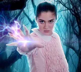 Ellie Nova Stranger Things VR porn parody: curvy Argentinean-American Eleven cosplay on VRCosplayX in 180° stereoscopic 8K with Hawkins Upside Down framing