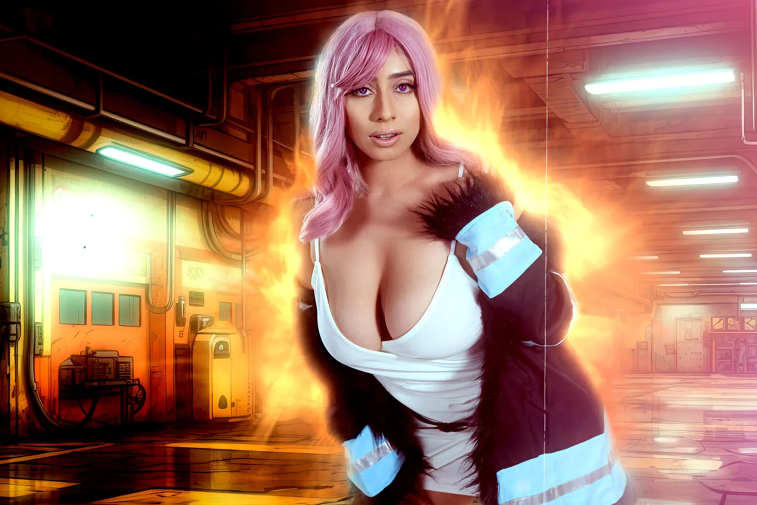 VioletMyers - Fire Force XXX Parody Second