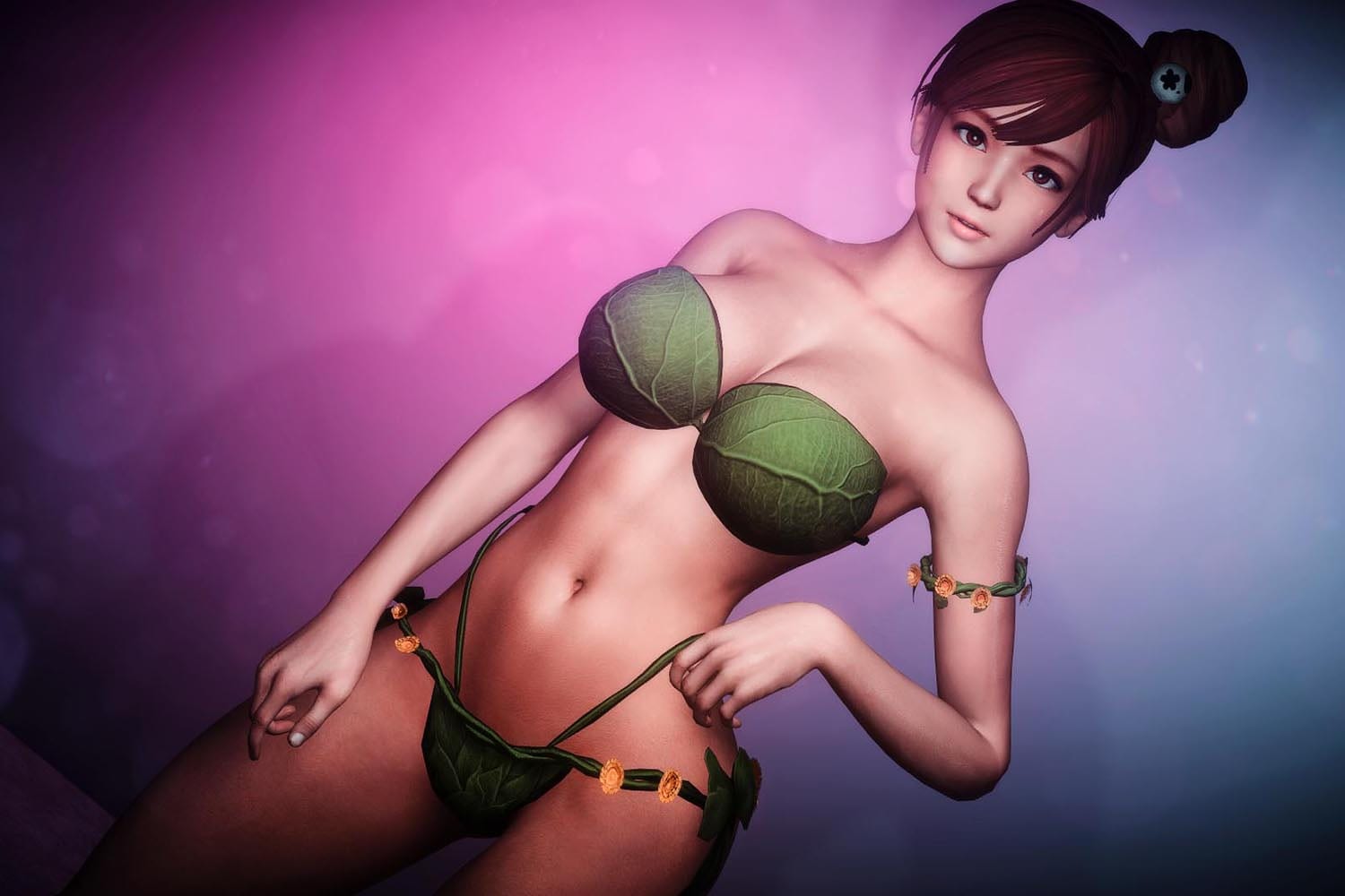 Virt-A-Mate adult VR sandbox with custom anime-style character models and PC VR scene control