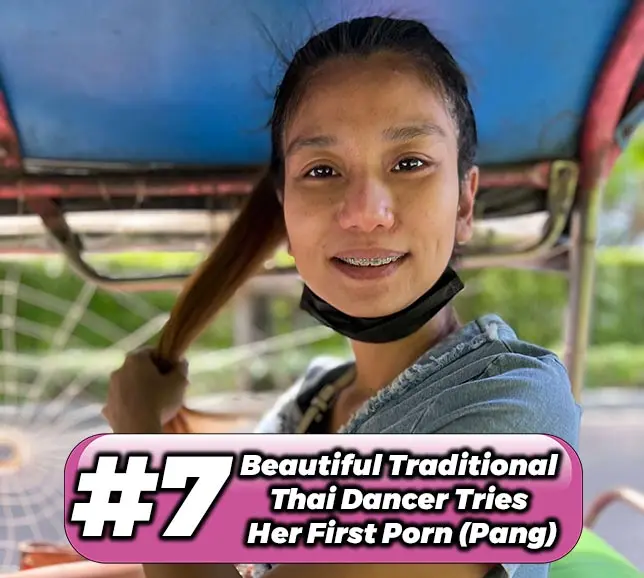 Pang, a traditional Thai dancer, in her first porn scene for JohnTronVR, number 7 in the amateur VR porn ranking