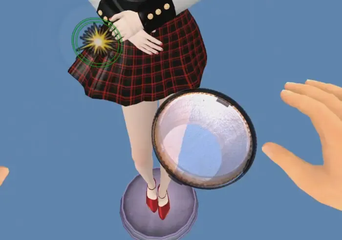 VRerobeat hand tracking mode